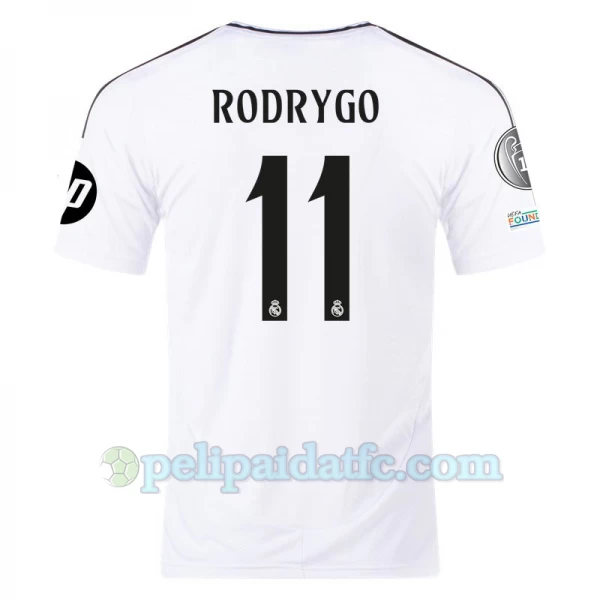 Real Madrid Rodrygo #11 Jalkapallo Pelipaidat 2024-25 HP Kotipaita Miesten