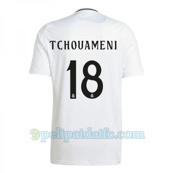 Real Madrid Tchouameni #18 Jalkapallo Pelipaidat 2024-25 Kotipaita Miesten