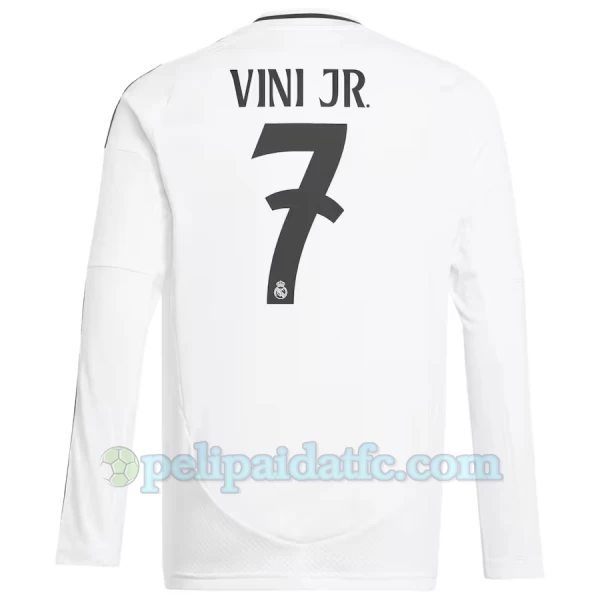 Real Madrid Vinicius Junior #7 Jalkapallo Pelipaidat 2024-25 Kotipaita Miesten Pitkähihainen