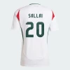 Roland Sallai #20 Unkari Jalkapallo Pelipaidat EM 2024 Kotipaita Miesten