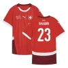 Shaqiri #23 Sveitsi Jalkapallo Pelipaidat EM 2024 Kotipaita Miesten