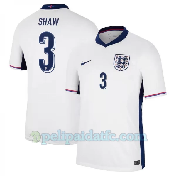 Shaw #3 Englanti Jalkapallo Pelipaidat EM 2024 Kotipaita Miesten