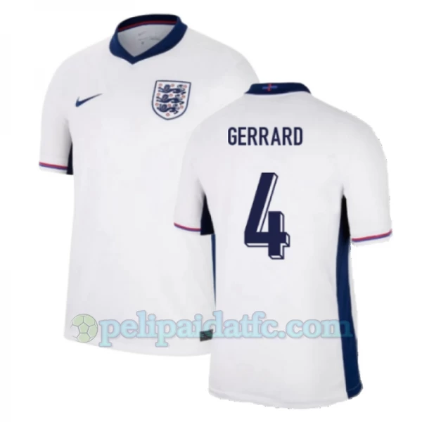 Steven Gerrard #4 Englanti Jalkapallo Pelipaidat EM 2024 Kotipaita Miesten