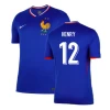 Thierry Henry #12 Ranska Jalkapallo Pelipaidat EM 2024 Kotipaita Miesten