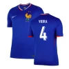 Vieira #4 Ranska Jalkapallo Pelipaidat EM 2024 Kotipaita Miesten