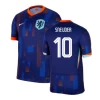 Wesley Sneijder #10 Alankomaat Jalkapallo Pelipaidat EM 2024 Vieraspaita Miesten