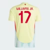 Williams Jr. #17 Espanja Jalkapallo Pelipaidat EM 2024 Vieraspaita Miesten