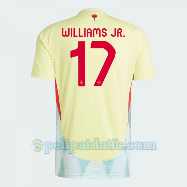 Williams Jr. #17 Espanja Jalkapallo Pelipaidat EM 2024 Vieraspaita Miesten