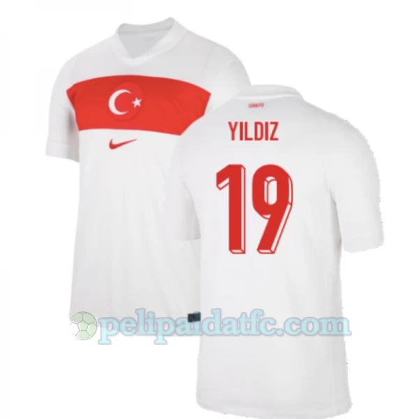 Yildiz #19 Turkki Jalkapallo Pelipaidat EM 2024 Kotipaita Miesten