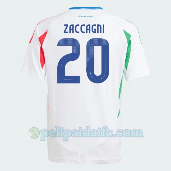 Zacagni #20 Italia Jalkapallo Pelipaidat EM 2024 Vieraspaita Miesten