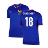 Zaire Emery #18 Ranska Jalkapallo Pelipaidat EM 2024 Kotipaita Miesten